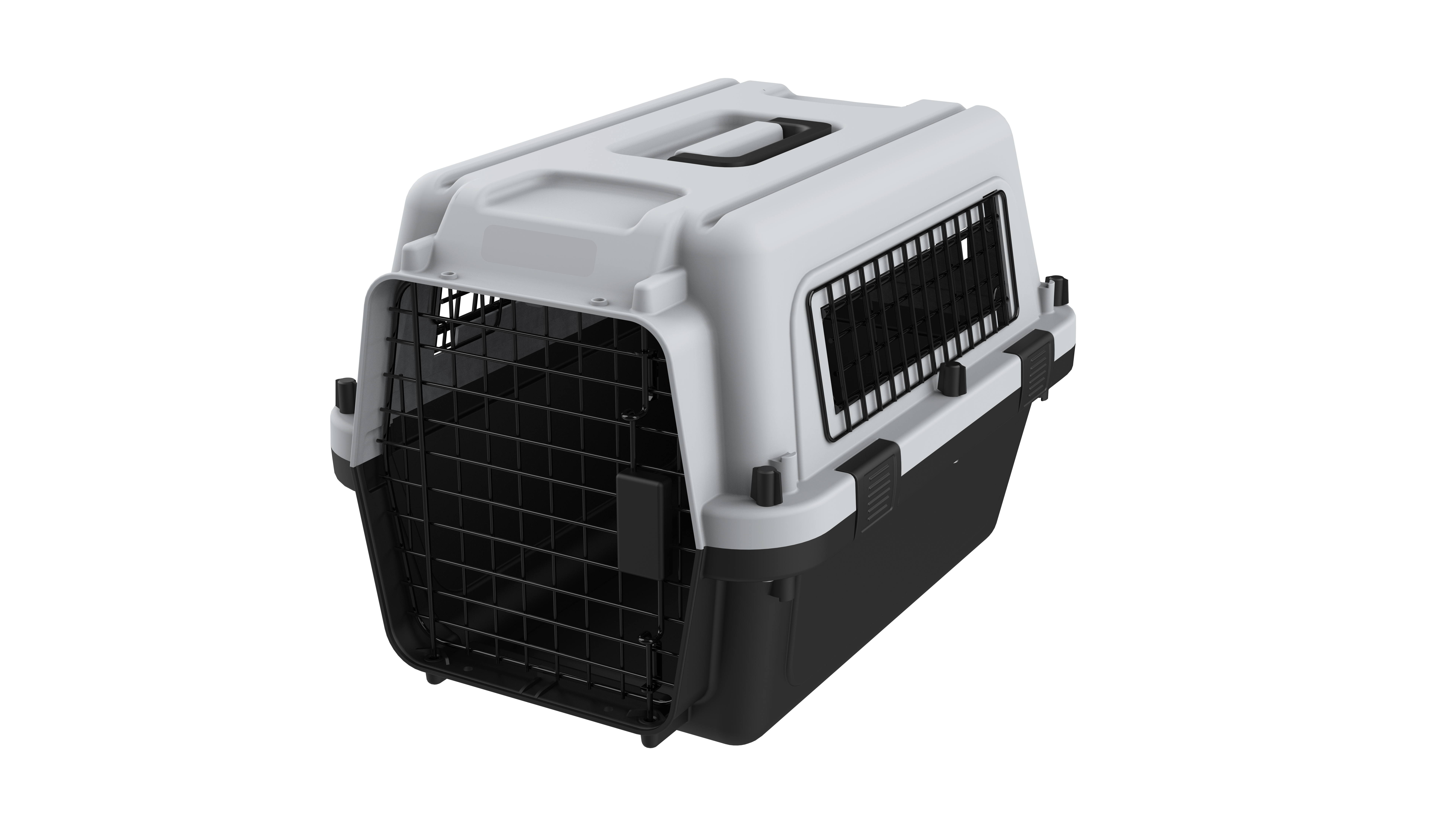  Pet Air Carrier High Quality Pet Plastic Grey Air Carrier Cage Wire Dog Cat Airline Approved Pet Flight Box