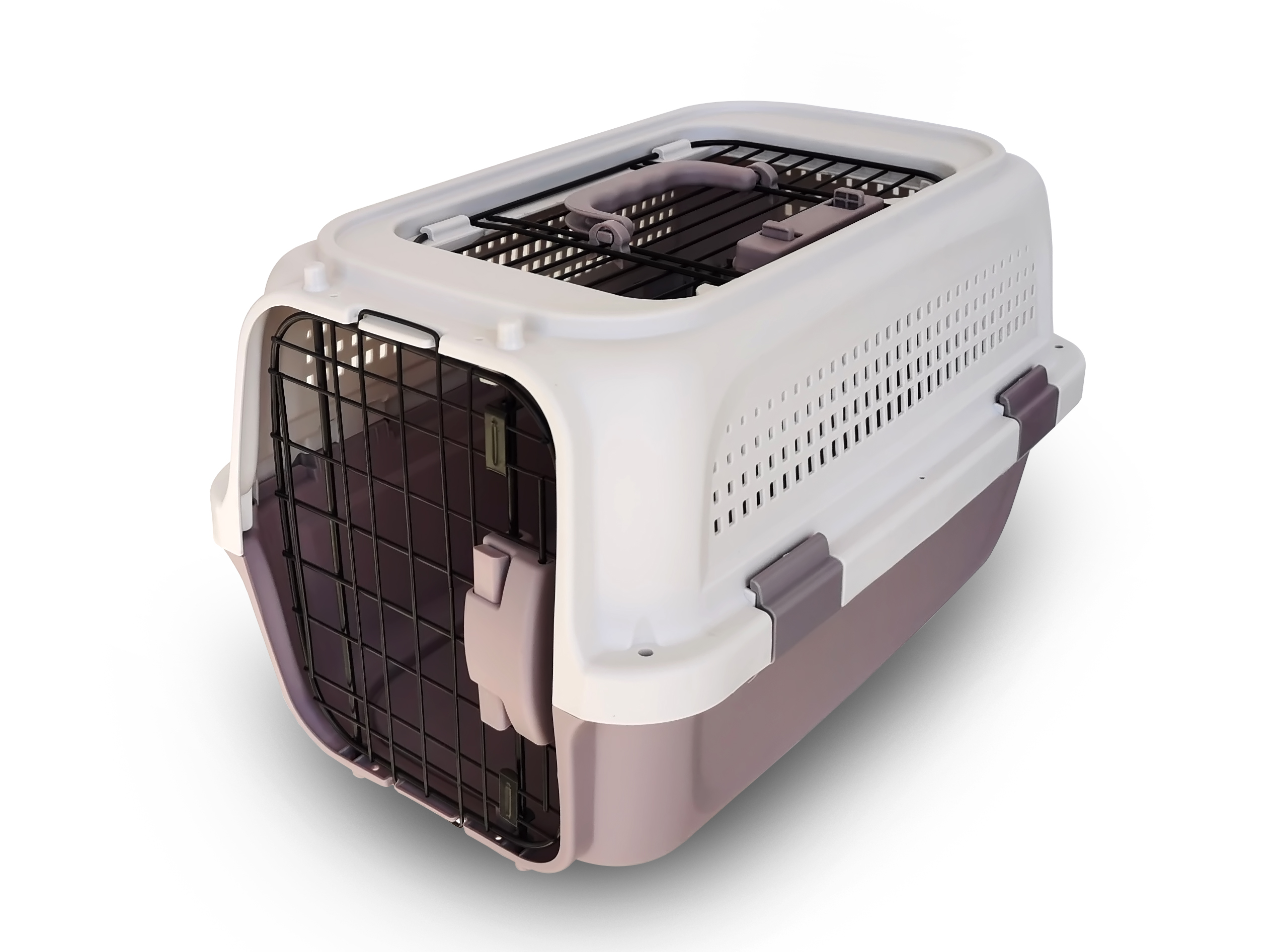 Pet  Air Carrier High Quality Easy Assemble Plastic Wire Metal Outdoor Carrier Cat Small Animals AirBox